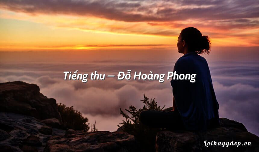Tiếng thu – Đỗ Hoàng Phong
